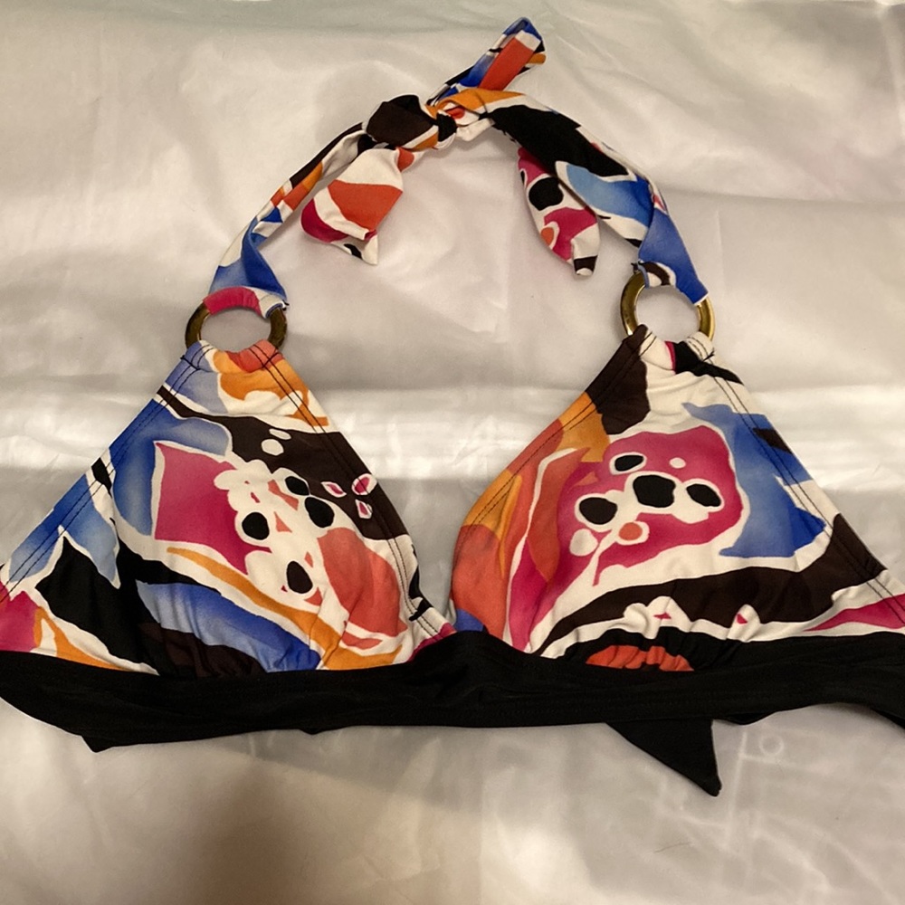 Krista Bikini Top, multicolour, size medium, sorry top only!